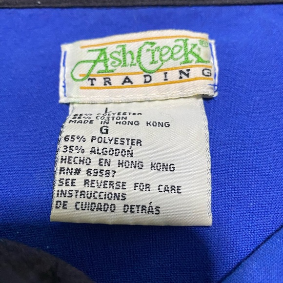 80’s Vintage Ashcreek Trading Shirt | Size Large - Picture 9 of 12